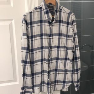 Bonobos Casual Button Down Shirt Large Slim Fit